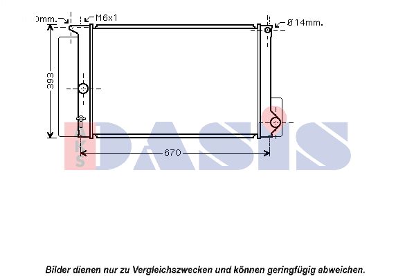 AKS DASIS Radiators, Motora dzesēšanas sistēma 210186N